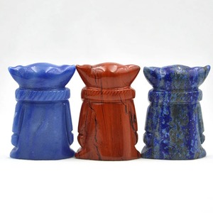 Alieni in Cristallo di Diaspro Rosso Naturale Colorato per Arti e Mestieri, Alieni Intagliati a Mano in Cristallo - Product Image 4