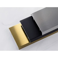 Perfil Decorativo de Metal para Paredes y Pisos, Protector de Bordes para Decoración de Esquinas de Hoteles