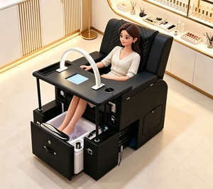 Nouveauté : équipement de salon, fauteuil de pédicure multifonctionnel, fauteuil de massage électrique moderne avec ensemble de manucure - Product Image 1