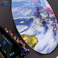 Nouveau Cinéma Volant à Écran Dôme 360 2026 °   Simulateur de vol immersif 5D 7D 9D VR pour parc d'attractions