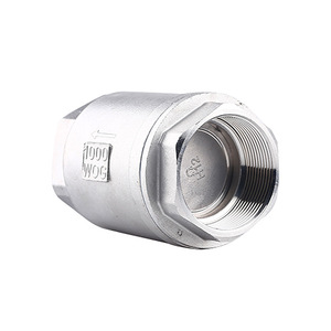 เช็ควาล์วแนวตั้งสแตนเลส 1000 WOG เกลียวใน สำหรับท่อน้ำ H12W 16P - Product Image 1