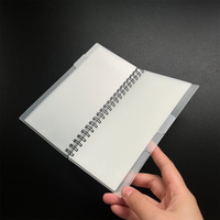 Portable sac à main en plastique givré cahier à spirale blanc A6 enveloppe de trésorerie Kit financier brochure de trésorerie livre de budget