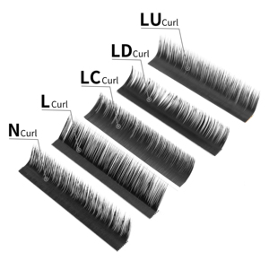 XIUSUZAKI C D L LU LC LD M N Curl Pestañas Postizas Profesionales Suaves, Clásicas, Negras Mate, Individuales, Extensiones de Pestañas de Cachemira - Product Image 3