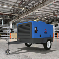 Compresseur d'air mobile diesel certifié CE, hautement automatisé et hautement personnalisé