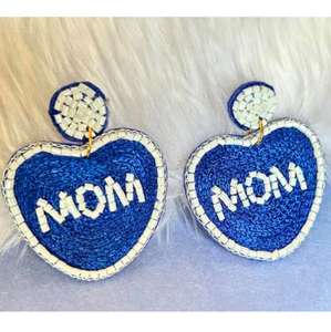 Pendientes de borla de estrella con cuentas blancas para mujer, joyería de aro de cuentas de semillas hecha a mano, regalo de dama de honor del Día DE LA MADRE DE LA India - Product Image 3