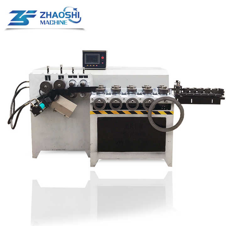 foshan factory automatic steel strip rim machine flat steel circle ring ...