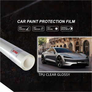 PPF 7.5Mil Super Brightness <strong>Glossier</strong> Super Hydrophobic Not Yellowing PPF Self Healing TPU Paint Protection Film TPU PPF - Product Image 2