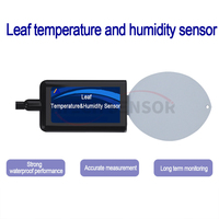 Sensor suhu dan kelembaban daun deteksi kelembaban tanaman pemantauan kelembaban permukaan daun RS485 berbagai sinyal output