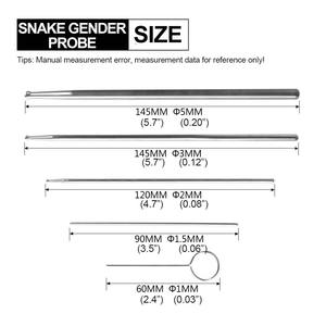 NOMOY hewan peliharaan ular <span class=keywords><strong>Probe</strong></span> profesional reptil ular <span class=keywords><strong>Kit</strong></span> penyelidikan Set untuk ukuran yang berbeda ular - Product Image 5