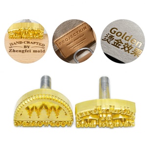Custom <b>Leather</b> Embossing Wood Branding <b>Stamp</b> Brass Logo Plate Mold for Hot Foil Stamping - Product Image 6