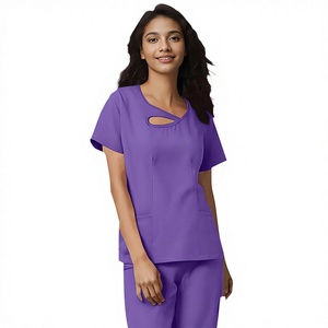 Tenue d'infirmière sexy <span class=keywords><strong>grande</strong></span> <span class=keywords><strong>taille</strong></span> pour <span class=keywords><strong>femme</strong></span>, style européen et américain, en tissu polyester Dobby de couleur unie, à séchage rapide - Product Image 1
