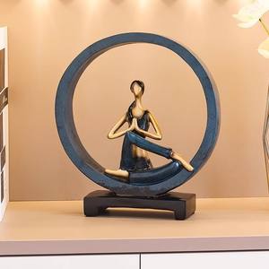 Figura de Resina de Mujer Bailando Yoga, Diseño Minimalista, Decoración para el Hogar, para Dormitorio, Sala de Estar, Entrada, Regalos de Cumpleaños/Boda - Product Image 6