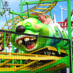 <span class=keywords><strong>Manège</strong></span> pour enfants de parc d'attractions, mini-rouleau-roulant Caterpillar Wacky Worm économique pour jardin, à vendre - Product Image 3