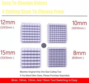 آلة قطع الطعام المنزلية ، آلة قطع رأسية تجارية - Product Image 3