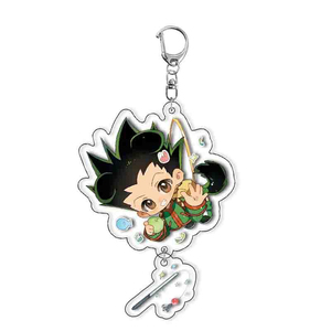 Llavero de Anime Hunter, Figura Acrílica de Gon Freecss, Killua Zoldyck, Hisoka, <span class=keywords><strong>Chrollo</strong></span> Lucilfer, Regalos de Cumpleaños para Fans - Product Image 5
