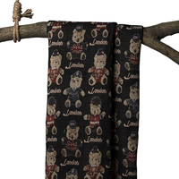 Tissu Jacquard pour Salon Professionnel, Vente en Gros, Prêt à l'emploi, Impression Personnalisée, Faible MOQ