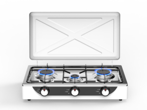 Hornilla Portátil Individual con Inversor, Cocina de Camping 3 en 1, <span class=keywords><strong>Estufa</strong></span> de Gas con Placa de Cerámica, Parrilla, Cocina de Exterior - Product Image 3