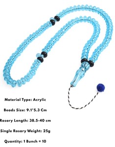 Accesorios Religiosos Personalizados Únicos al por Mayor, Cuentas de Oración de Resina de Lujo Premium - Product Image 1