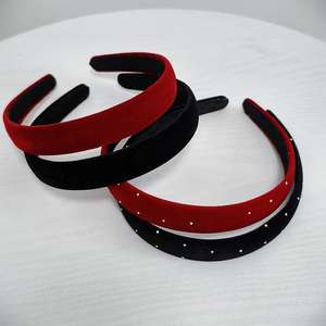 ربطة شعر جديدة للخريف والشتاء مرصعة بالماس عصابة شعر فرنسية عتيقة - Product Image 2