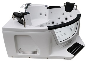 Fabricant élégant Acrylique Design exclusif Place the Corner Triangle Shape Jacuzzier <span class=keywords><strong>Spa</strong></span> Bain à remous intérieur pour <span class=keywords><strong>3</strong></span> personnes - Product Image 3