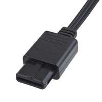 Câbles audio vidéo Av pour console de jeux vidéo Snes/n64 Cordon métallique de 6 pieds Câble Rca Tv Av Lead Line pour Nintendo 64/gamecube Câble Av