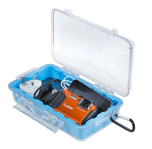 Tsunami Small Size Hard ABS Material Carrying Box Outdoor Waterproof Plastic Transparent Lid Hard Case