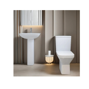 <span class=keywords><strong>Toilette</strong></span> อ่างน้ำเซรามิกนั่งยองแบบฝาปิดห้องส้วมคู่แบบปิดเพื่อความสะดวกสบายดีไซน์ห้องน้ำอัปฟลัช - Product Image 1