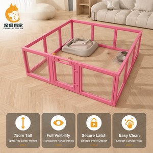 <span class=keywords><strong>Recinto</strong></span> <span class=keywords><strong>per</strong></span> Animali Domestici Personalizzato, Moderno, Portatile, Pieghevole, Trasparente, in Rete di Nylon <span class=keywords><strong>per</strong></span> Interni, <span class=keywords><strong>per</strong></span> Cuccioli, <span class=keywords><strong>Gatti</strong></span> e Piccoli Animali - Product Image 3