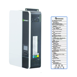 80A 5000W Off-Grid MPPT Solar Power <strong>Inverter</strong> <strong>24V</strong>-96V DC 230V AC Pure Sine Wave Hybrid Solar <strong>Inverter</strong> 6KW Single Phase Power - Product Image 2