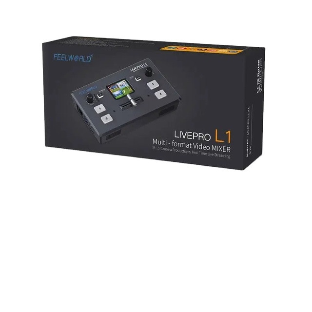 LIVEPRO L1 4 HD Inputs Multi Camera Production USB3.0 Multi-format Video Mixer Switcher for Live Streaming Youtube
