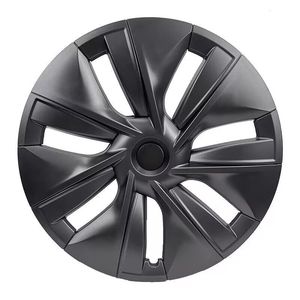 Cache-moyeu de roue de remplacement noir mat aérodynamique de 19 pouces pour Model Y 2020-2023 - Product Image 1
