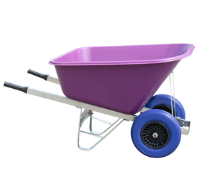 WB9600-<span class=keywords><strong>2</strong></span> Prix d'usine <span class=keywords><strong>Brouette</strong></span> à <span class=keywords><strong>roues</strong></span> pour travaux commerciaux, de construction et agricoles à vendre - Product Image 1