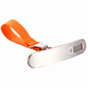 50kg 균형 미니 전자 저울 포켓 디지털 무게 저울 아기 교수형 규모 무게 기능 배터리 LCD - Product Image 4