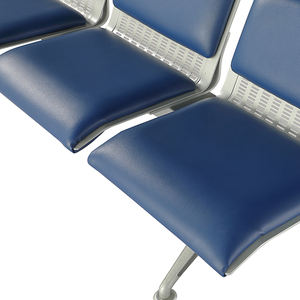 Factory Price Public Airport <b>Waiting</b> <b>Chair</b> 3/4/5 Seat Gang Seating Outdoor Park Use Easy Clean Corrosion Resistance PU Leather - Product Image 5
