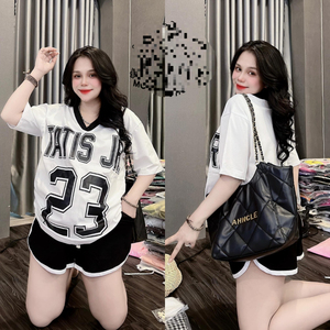 ชุดกีฬาสันทนาการชุดฤดูร้อนของผู้หญิงชุดสวมใส่ขนาดเ<span class=keywords><strong>ล</strong></span>็กกางเกงขาสั้นสองชิ้นตาข่ายสีแดงสไตล์สตรีททอดแบบสองชิ้น - Product Image 4