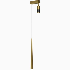 Moderno piccolo lampadario a Led per sala da pranzo <span class=keywords><strong>con</strong></span> faretto lampada a sospensione nera oro cucina Bar comodino soffitto illuminazione a sospensione - Product Image 2