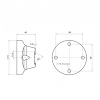Abrazadera de Cola de Golondrina de Alta Precisión CNC 3A-110089 Compatible con la Interfaz ITS 50 60 °   Ángulo para Herramientas de Fresadora