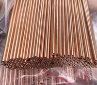 Tuyau en cuivre pas cher, 99% pur, tubes en cuivre de 1 pouce, 15 mm, 20 mm, 25 mm, tubes en cuivre de 3/8 pouce