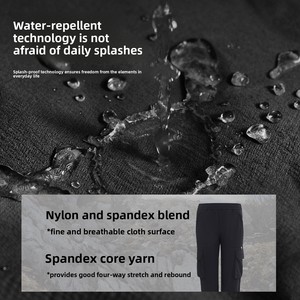 Custom Logo <strong>Women's</strong> Wear-Resistant Stretch Climbing Pants Multi-Pocket <strong>Cuffed</strong> Outdoor <strong>Cargo</strong> PantsSP - Product Image 3
