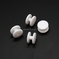 Kancing Plastik Sekali Pakai 12mm Putih Hitam untuk Gelang Ibu dan Bayi
