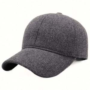 Nueva Gorra de Béisbol de Invierno para Hombres Mayores, a Prueba de Frío, con Diseño de Orejeras, Color Sólido, Informal, para Deportes al Aire Libre - Product Image 5