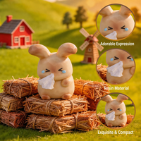 Diverse mini resin hondenfiguren, schattige puppy dierenminiaturen voor DIY knutselwerk, feeëntuin, micro landschap, poppenhuis, huisdecoratie