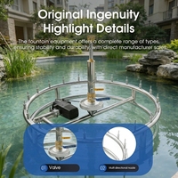 Petite fontaine dansante, nouveau design tendance, mini fontaine musicale, fontaine d'eau dansante portable, cascade pour jardin extérieur
