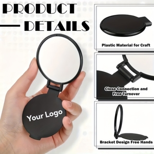 Specchietto Pieghevole Personalizzato con Logo, Compatto e Portatile per Trucco, da Viaggio, per Donne e Ragazze, Uso Quotidiano - Product Image 3