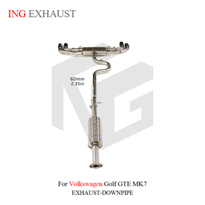 Scarico Catback in Acciaio Inox con Valvola per Volkswagen <span class=keywords><strong>Golf</strong></span> GTE MK7, Parti Auto ad Alte Prestazioni, Scarico Valvetronic - Product Image 5