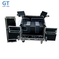 Boîtier de transport professionnel noir sur mesure pour console de mixage numérique Behringer Wing