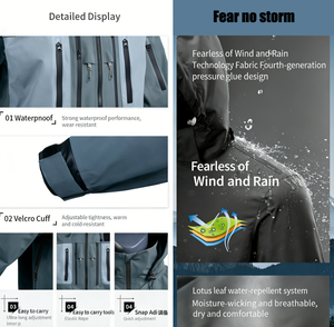 Pantalones de Pesca Casuales Tácticos Transpirables y Ligeros para Hombre, Pantalones de <span class=keywords><strong>Trabajo</strong></span> de Secado Rápido para Exteriores, Impermeables, de Talla Grande - Product Image 5