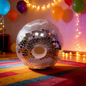 Bola de Discoteca al por Mayor, <span class=keywords><strong>Calabaza</strong></span> de Cristal Espejado para Decoración de Fiestas de Halloween, Otoño y Acción de Gracias, Venta a Granel - Product Image 5