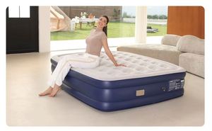Colchón Inflable Doble Convertible con Bomba Integrada, Plegable y Portátil para Camping y Uso en Exteriores - Product Image 2