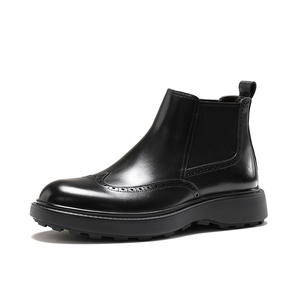 Chaussures de luxe pour hommes en cuir véritable imperméables, faites à la main, sur mesure, à lacets, bout rond, formelles, pour affaires, automne, haute qualité - Product Image 3